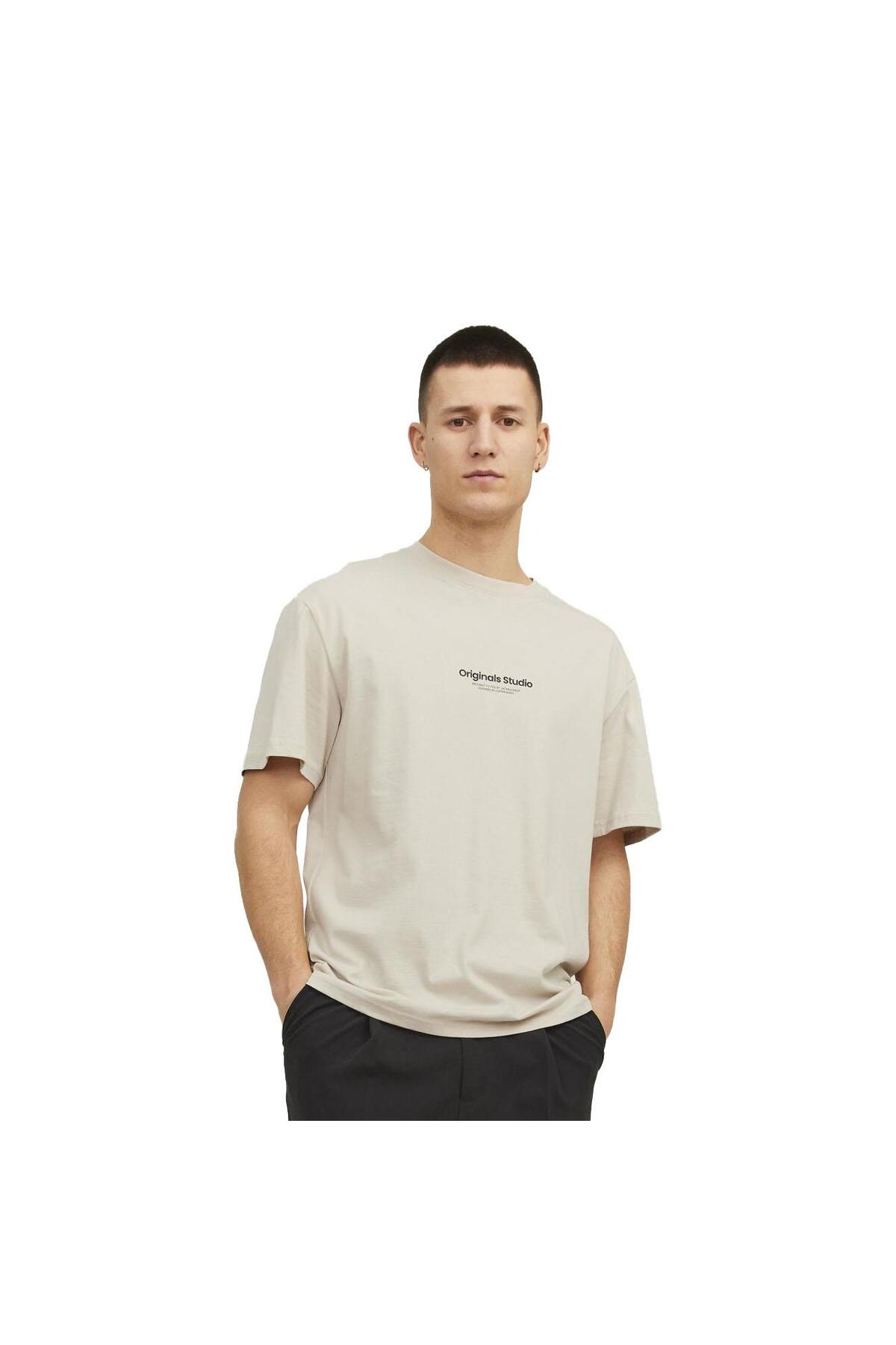 تی‌شرت یقه گرد زنانه مدل Jorvesterbro کد 12240121 - مدل Moonlight جک اند جونز تی شرت Jack & Jones