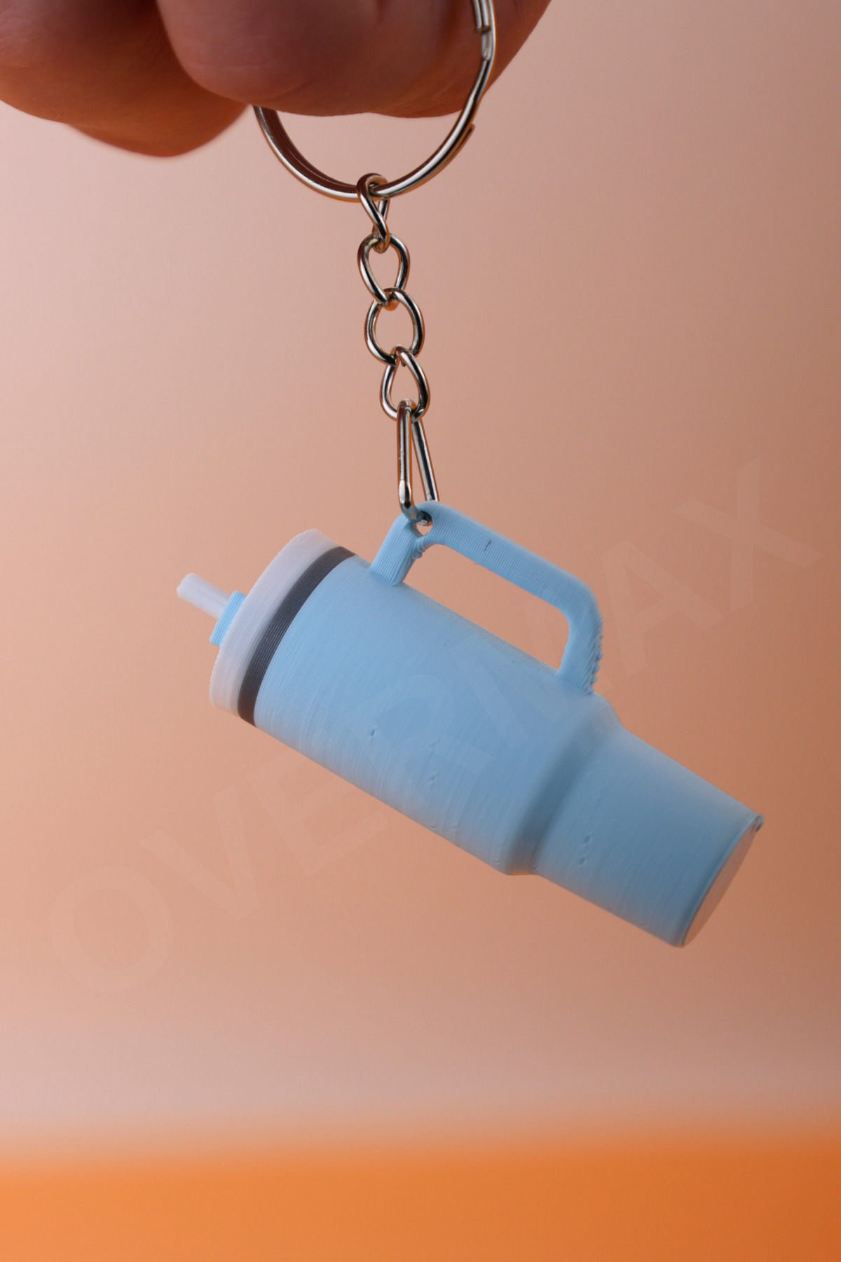 OVERMAX Termos Anahtarlık - Quencher Pipetli Termos Anahtarlık Çanta Charm Silver Zincir Anahtarlık fotoğrafı 2 (önizleme)