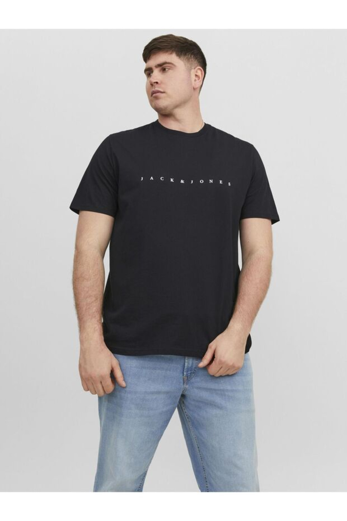 تی‌شرت مردانه سایز بزرگ JJESTAR PLS کد ۱۲۲۴۳۶۲۵ جک اند جونز تی شرت بزرگ سایز Jack & Jones