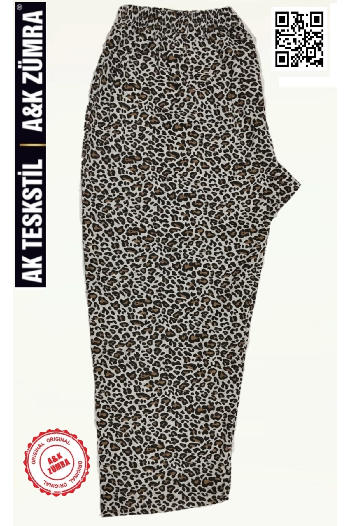 A&K ZÜMRA Anne Model Süprem / Penye Pijama Altı Büyük Beden