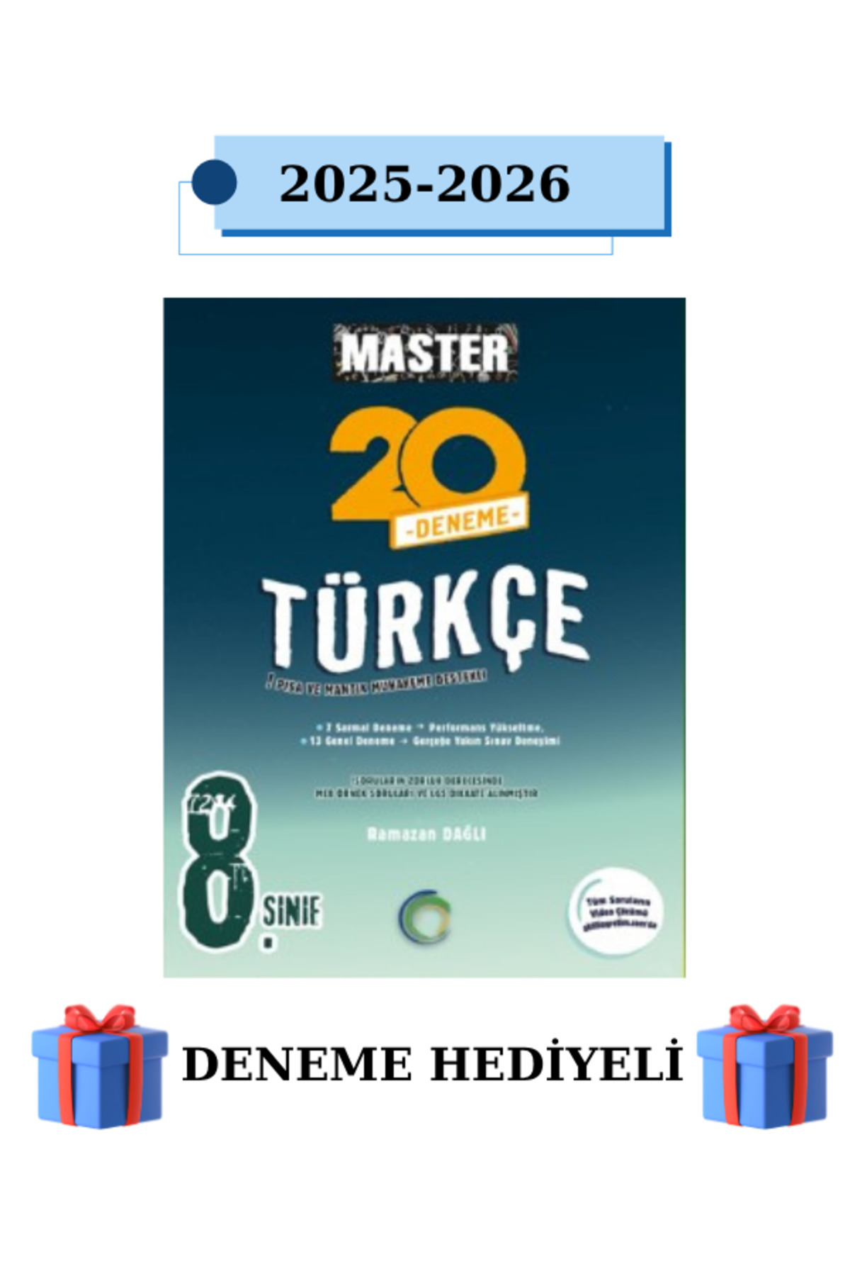 Okyanus Yayınları 8. Sınıf Master 20 Türkçe Denemesi - Fiyatı