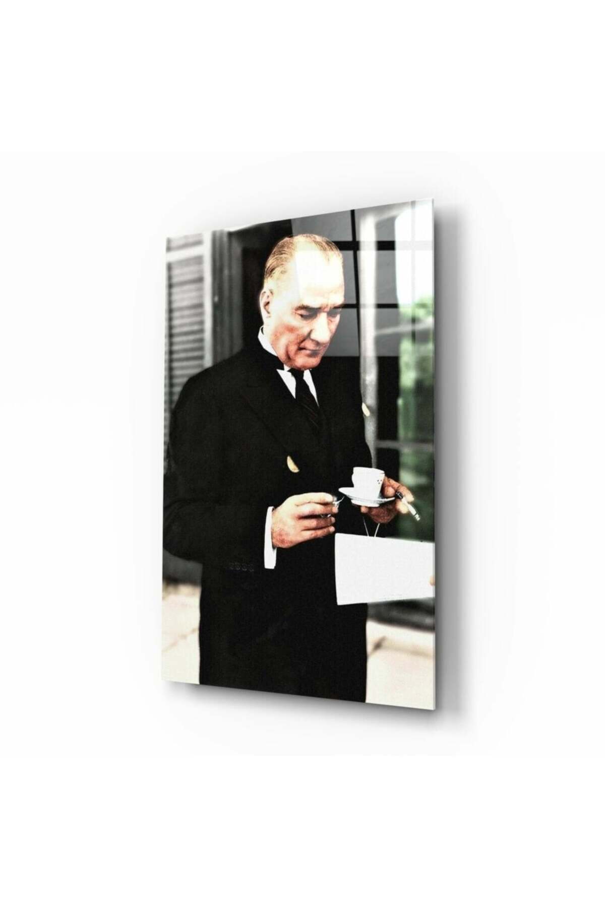 Atatürk Cam Tablo | Hediyelik, Dekoratif, Ofis, Mutfak