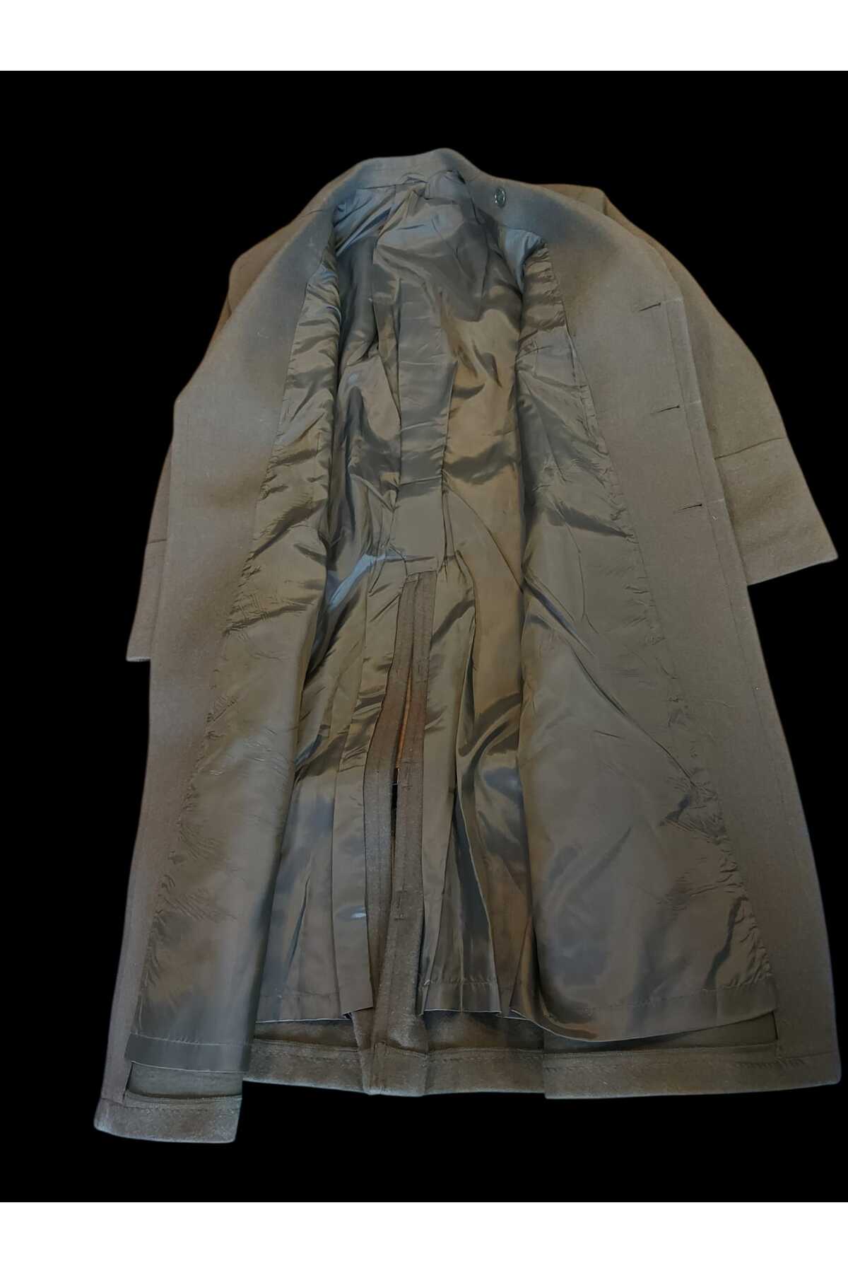 kho military design Türk Ordusu Yün Kaput Sb.(Apoletli) (48-B-D/M-L Beden) Sıfır Ürün (Bel ve Yırtmaç Düğmeli Model) görsel 5