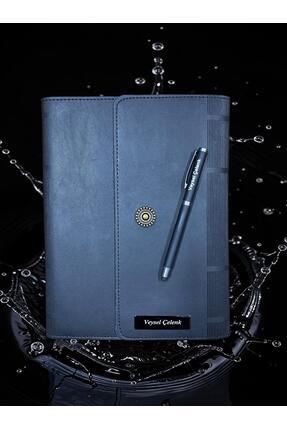 Pluvia Hediyelik Kişiye Özel VİP Çantalı Altın Yaldızlı Defter & Kalem Kutulu...