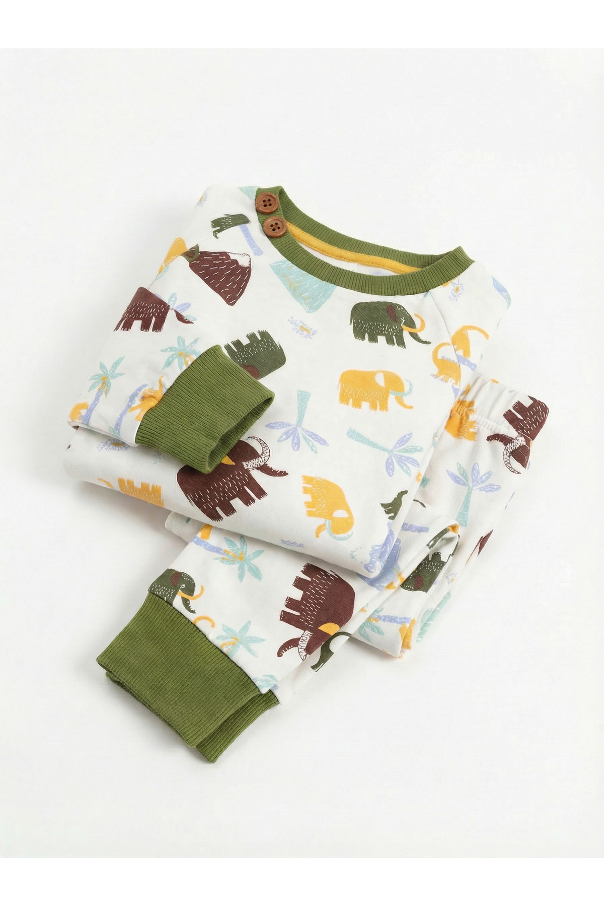 HLM Collective Dino baby çocuk pijama takımı fotoğrafı 3 (önizleme)