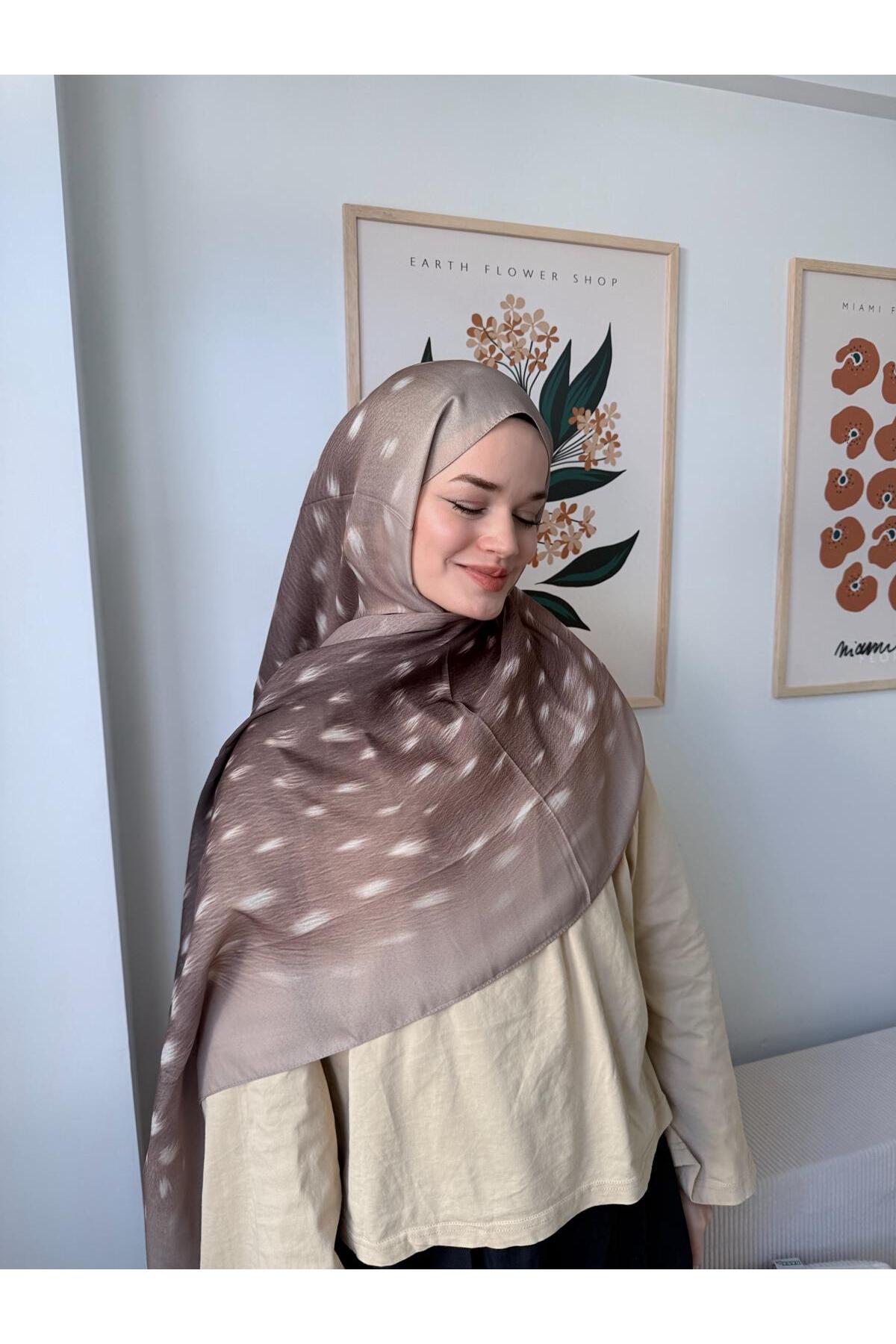 CUOCA LOUNGE LAVİE İPEK BAMBİ DESEN SOFT PAMUK ŞAL, %100 Pamuk Hafif Yumuşak Dört Mevsim Şal görsel 3
