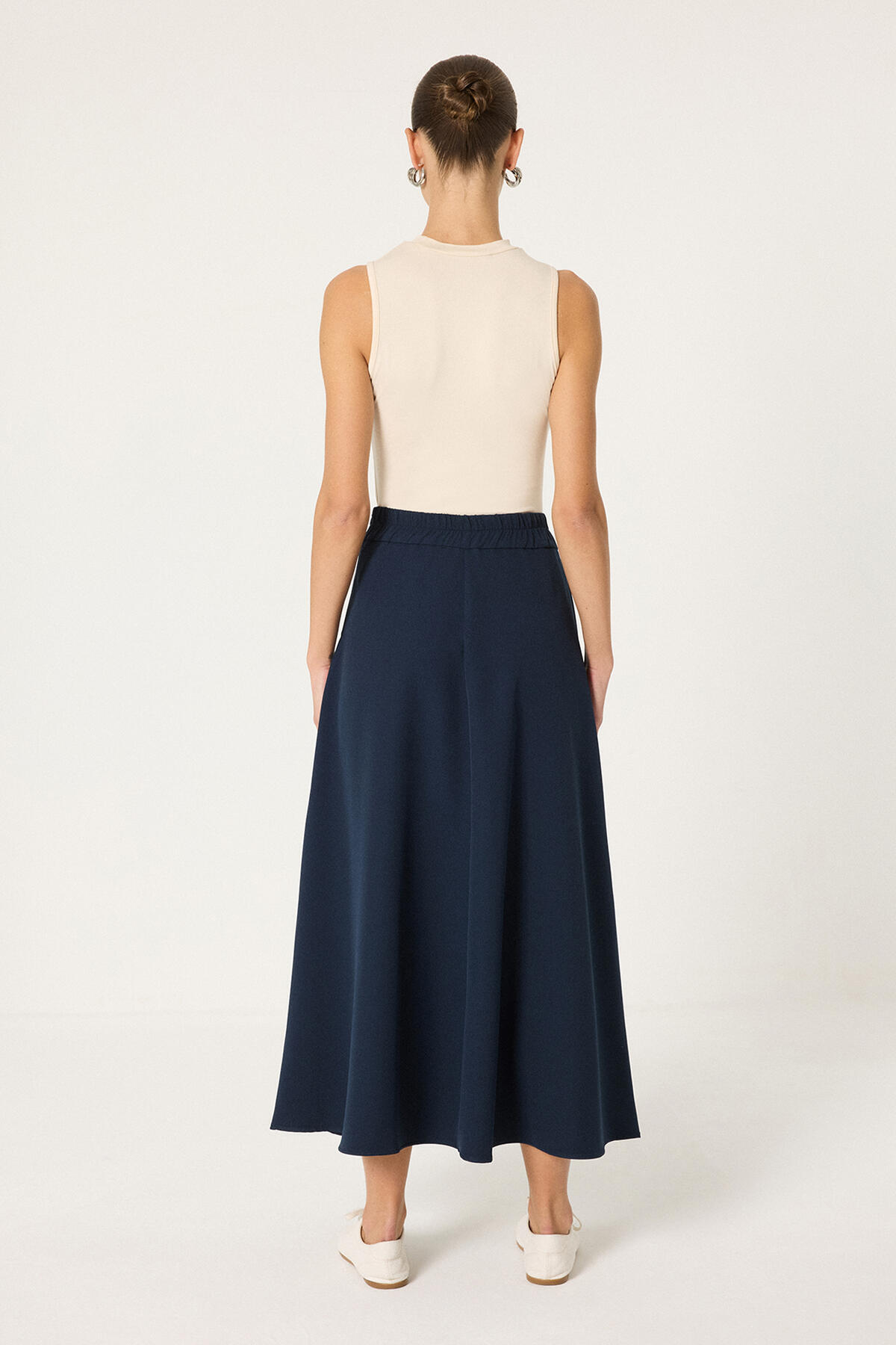 Touche Prive  YÜKSEK BEL PARÇALI ETEK - Görsel 6