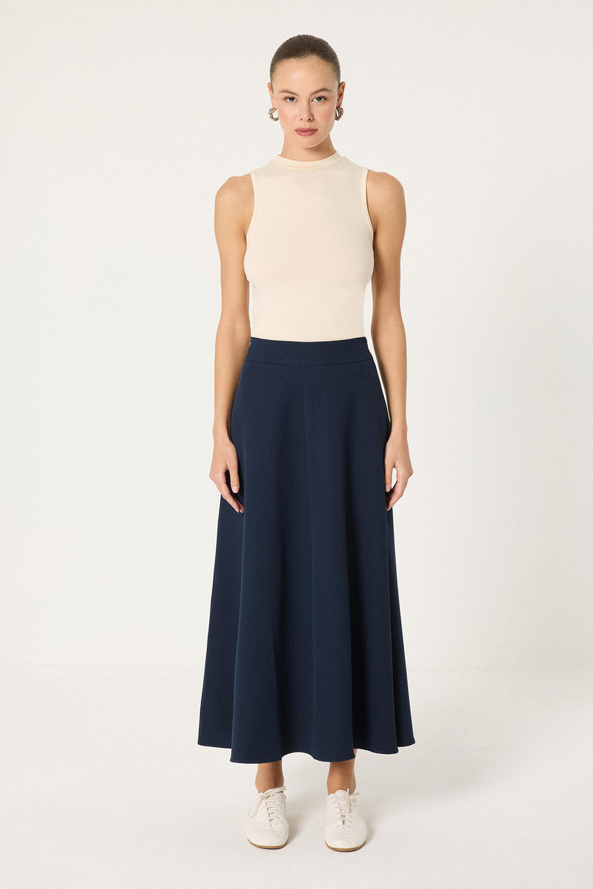 Touche Prive  YÜKSEK BEL PARÇALI ETEK - Görsel 4