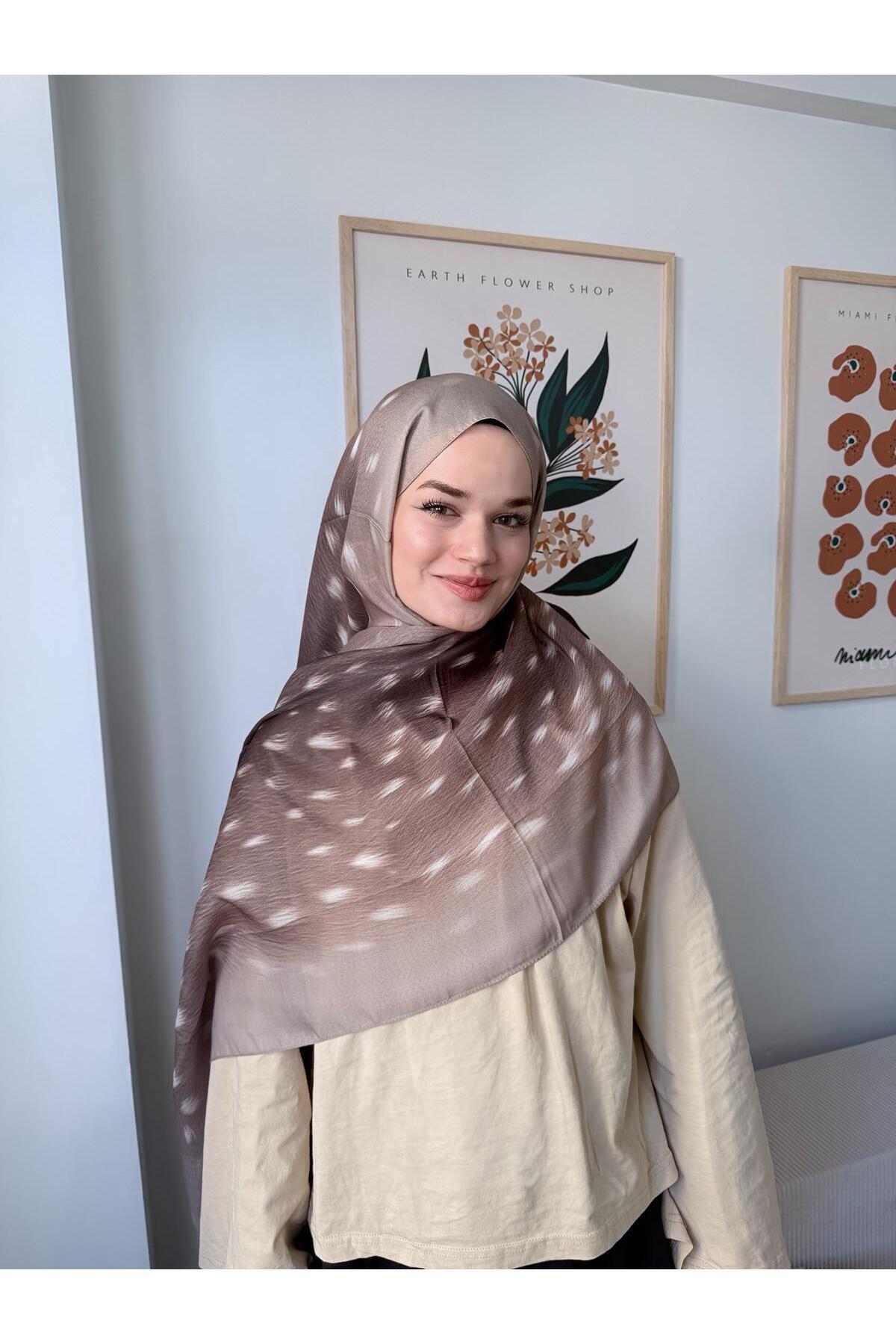 CUOCA LOUNGE LAVİE İPEK BAMBİ DESEN SOFT PAMUK ŞAL, %100 Pamuk Hafif Yumuşak Dört Mevsim Şal görsel 2