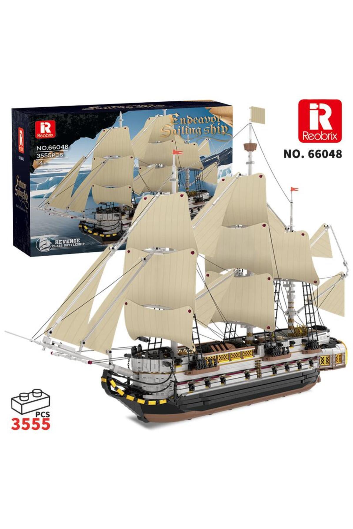 【新品・輸入版】[LRG] Return of the Obra Dinn REOBRIX Technic 66048 İngiliz Kraliyet Donanması Gemisi Yaratıcı