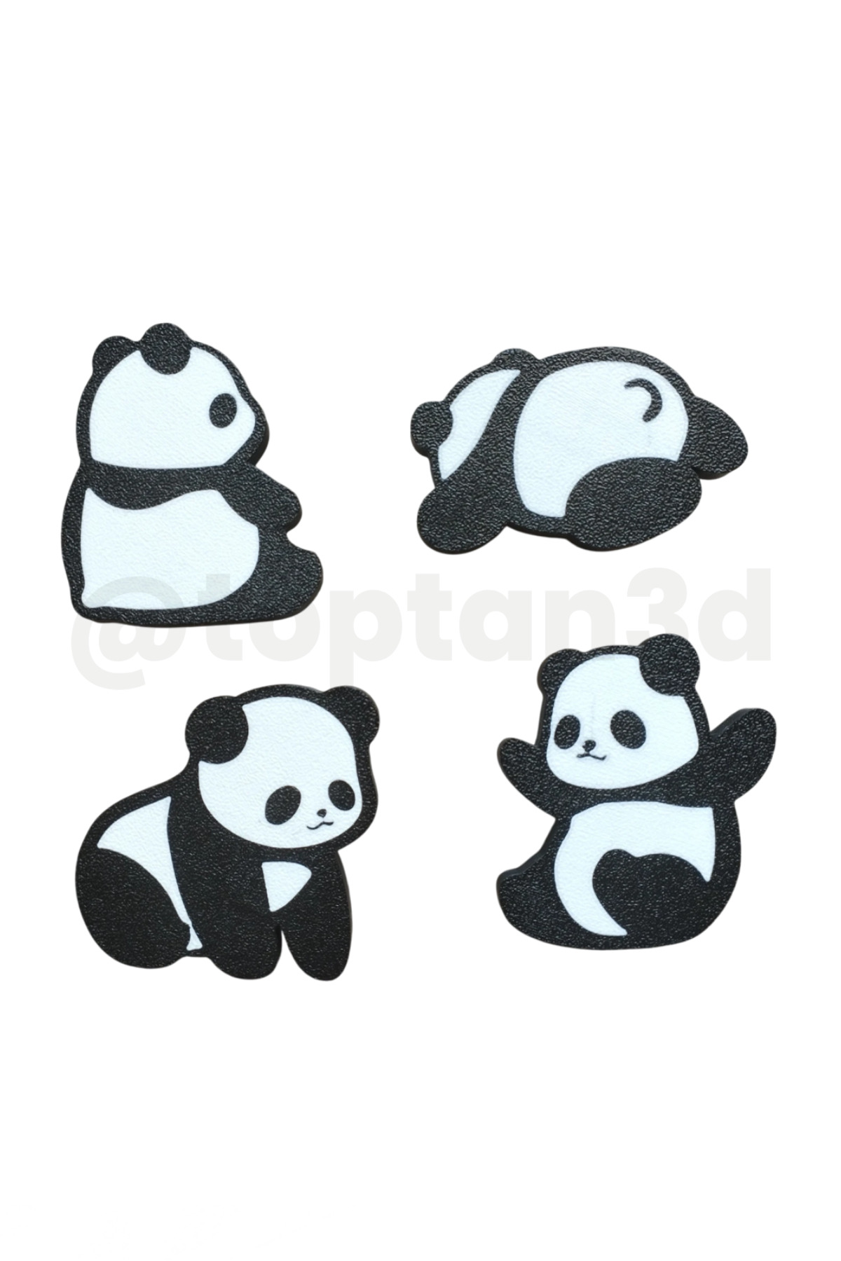 Toptan3D Panda Tasarımlı Mobilya Kulpu No2 - 4'lü Panda Seti - Çocuk Odası Dolap Kulpları (1 Adet) fotoğrafı 3 (önizleme)