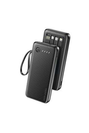 VEN-DENS Vendens VD-PB059 Premium 20000mAh Dijital Powerbank 4 Dahili Kablo