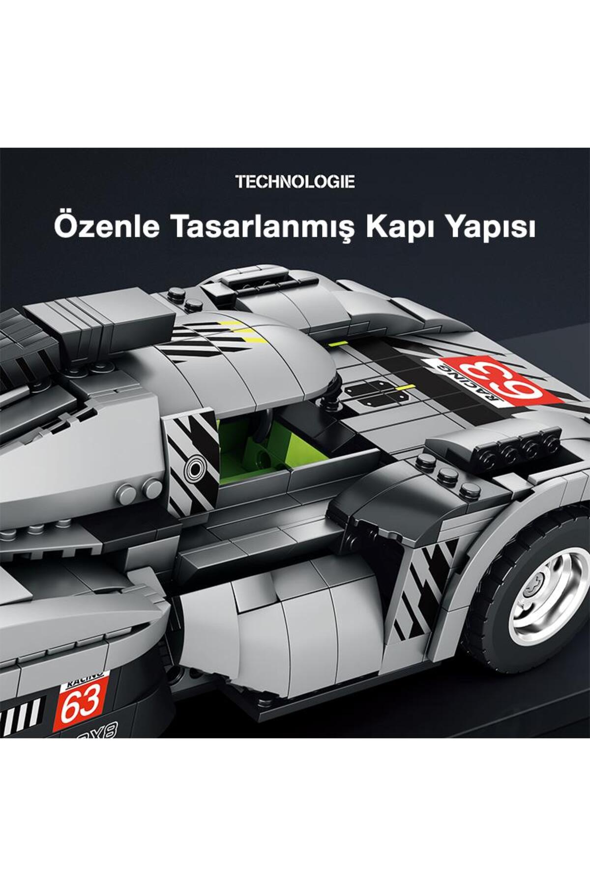 REOBRIX Creator 11031 Peugeot 9X8 Araba Yaratıcı Yapı Blok Seti