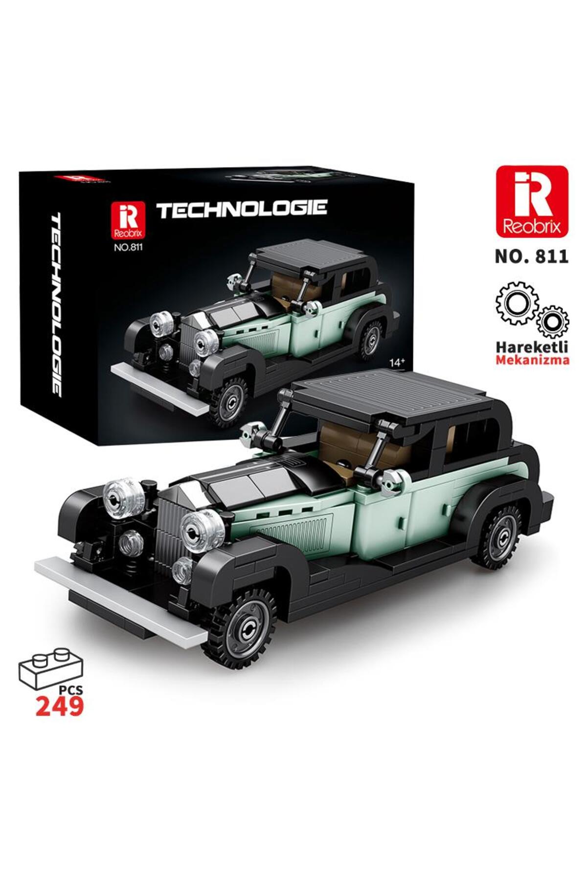 REOBRIX Technic 811 Bentley 8 Litre Klasik Araba Yaratıcı Yapı REOBRIX Technic 811 Bentley 8 Litre Klasik Araba Yaratıcı Yapı