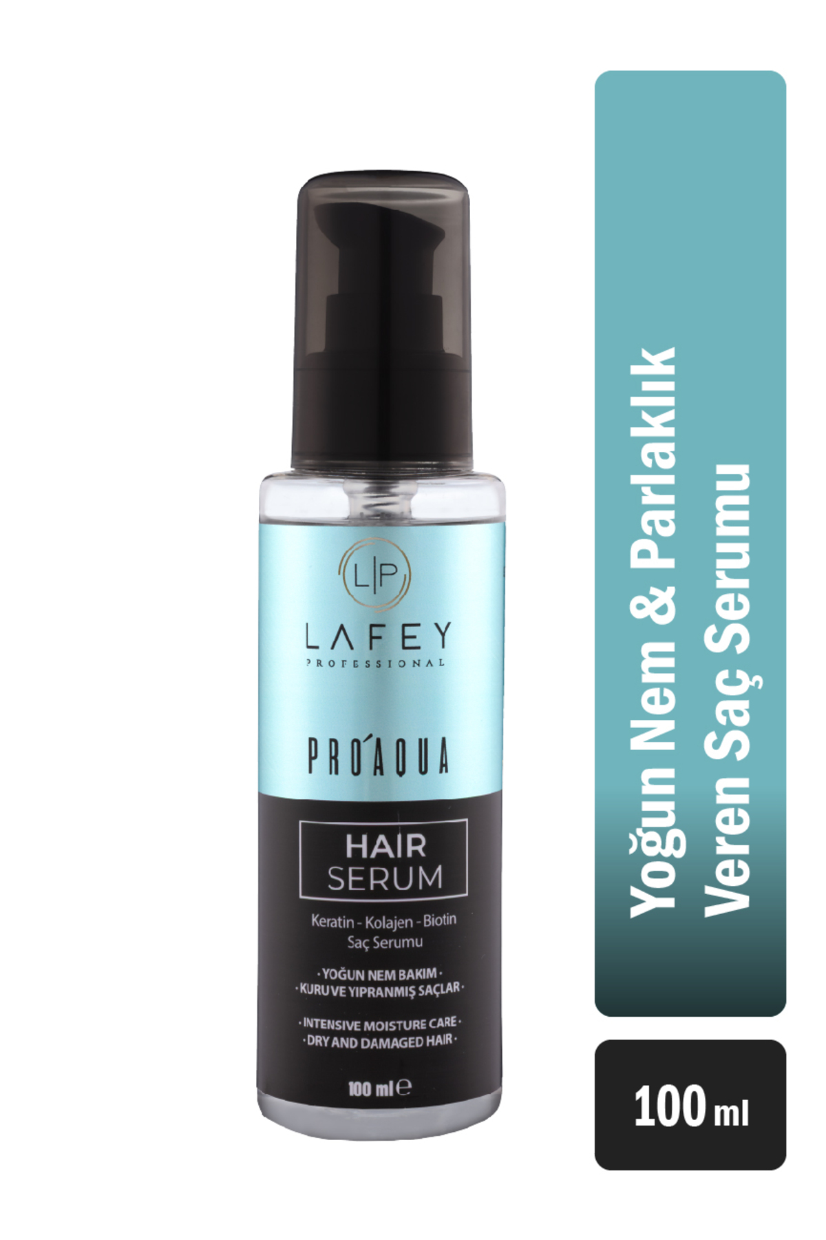 Lafey Professional سرم مو مرطوب کننده و براق کننده قوی پروآکوا ۱۰۰ میلی لیتر — LFYAQU060917