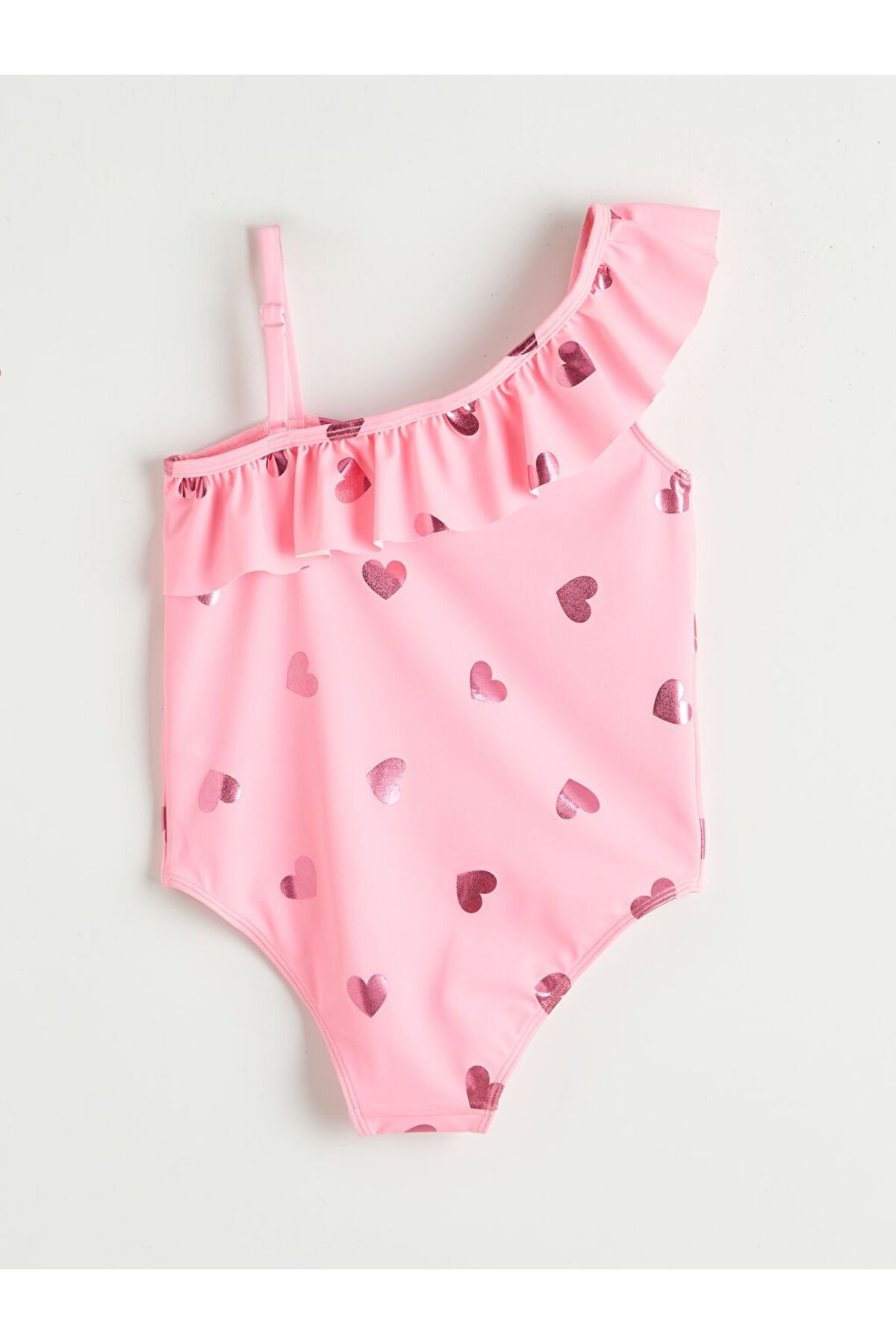 LC Waikiki Fırfırlı Kalp Desenli Kız Çocuk Mayo fotoğrafı 2 (önizleme)