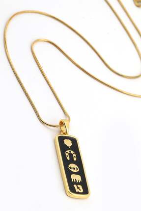 Gold Renk Tarot Kolye