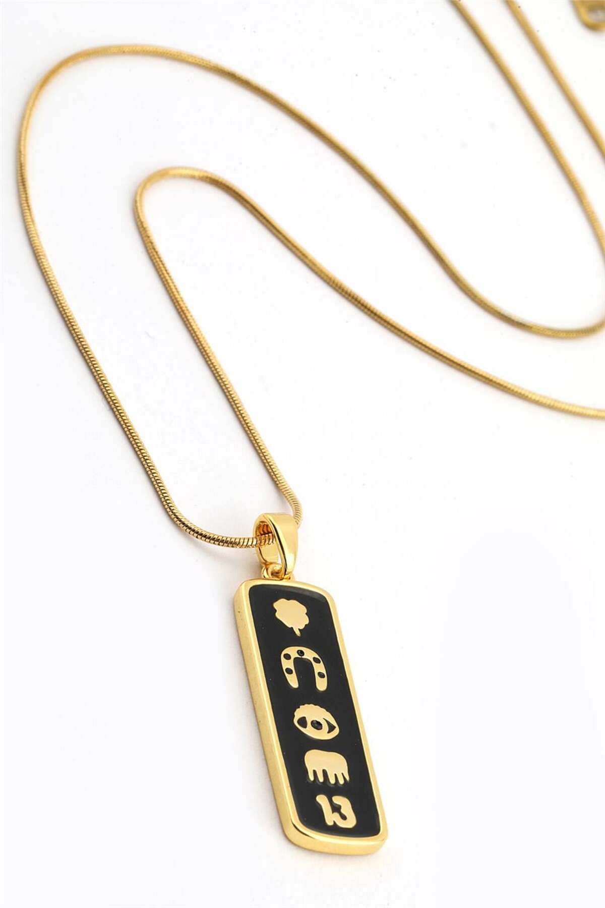 Gold Renk Tarot Kolye