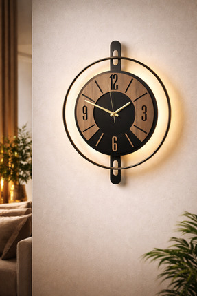 Pey Aksesuar Metal -Çelik Gövde -İdeal Boy(40X50CM) - Metal Ledli Duvar DEKOR...