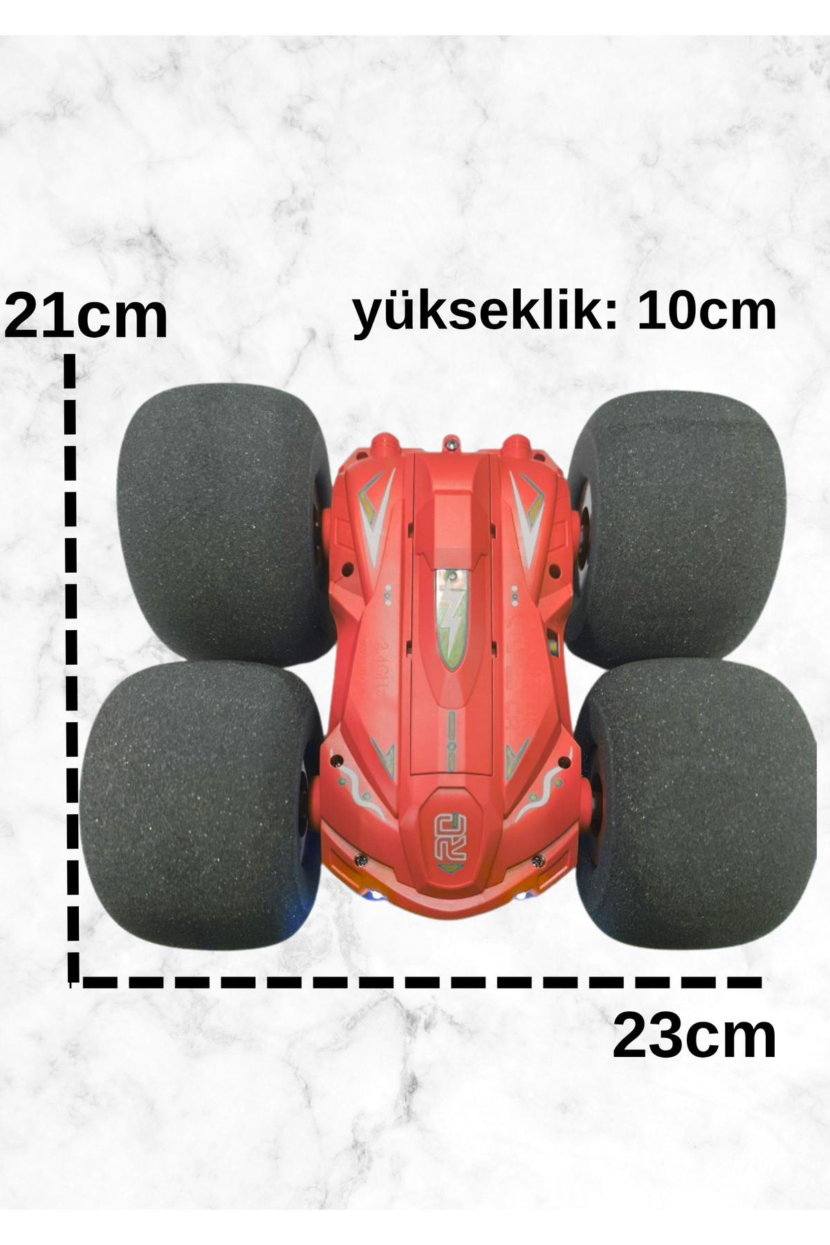 Boratila Toys 20 Km Hız 7.4V Büyük Boy Sünger Teker Uzaktan