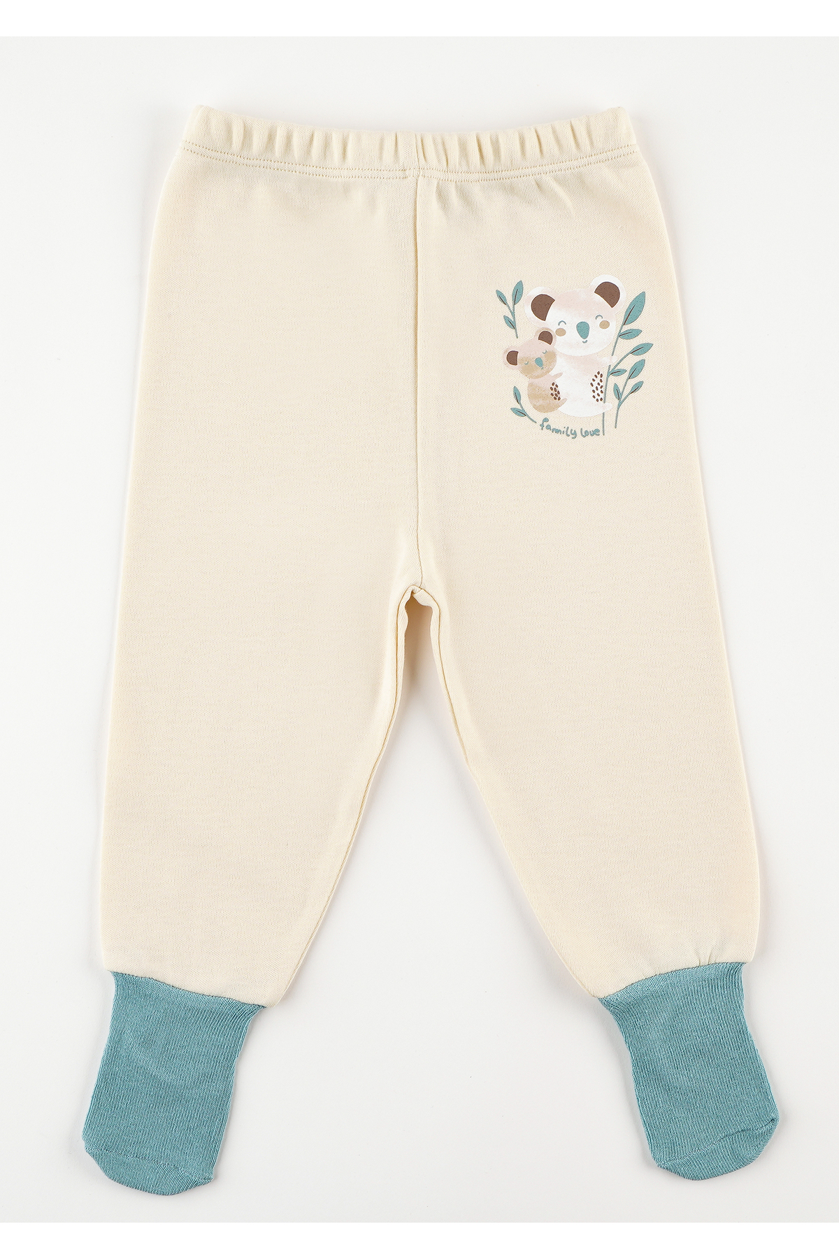 Mother Love %100 ORGANİK PAMUK 2'li Çoraplı Tek Alt 3-36 Ay fotoğrafı 4 (önizleme)