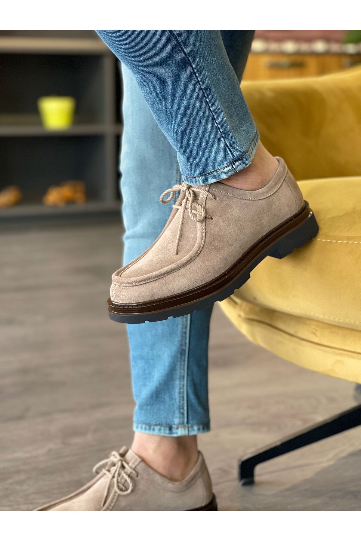 MOR KUNDURA  Hakiki Deri Günlük Kullanım Erkek Ayakkabı - Görsel 3