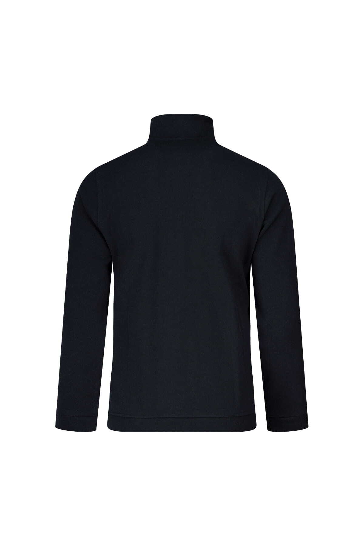 Lacivert Regular Fit Fermuarlı Yarım Balıkçı Yaka 100% Pamuk Triko Hırka — رنگارنگ 31173020000B — تصویر 4 از 4