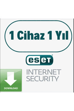 Eset Internet Security 1 Cihaz – 1 Yıl Lisans (Windows 10 / Windows 11 Uyumlu)