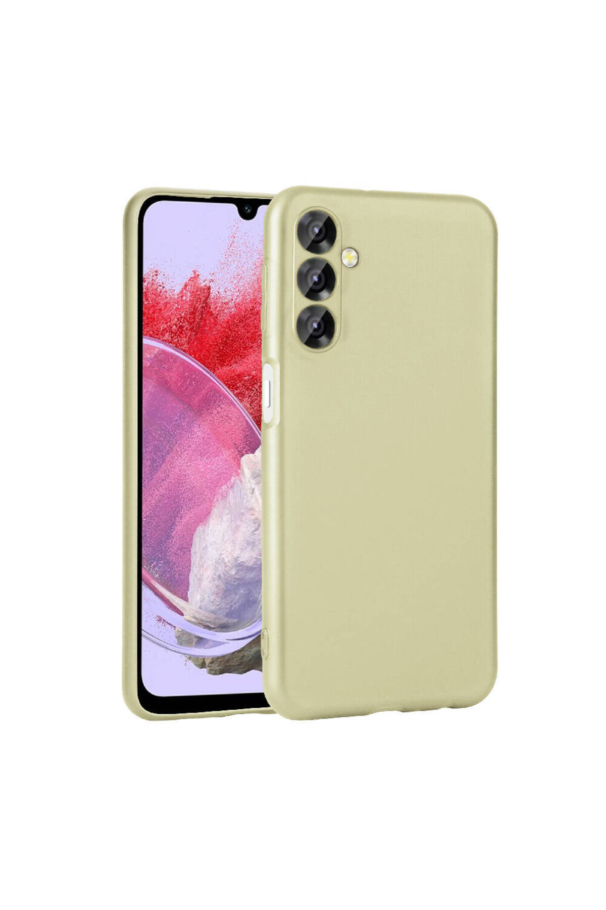 Galaxy M34 5G Kılıf AKRE Premier Silikon Kapak - Gold