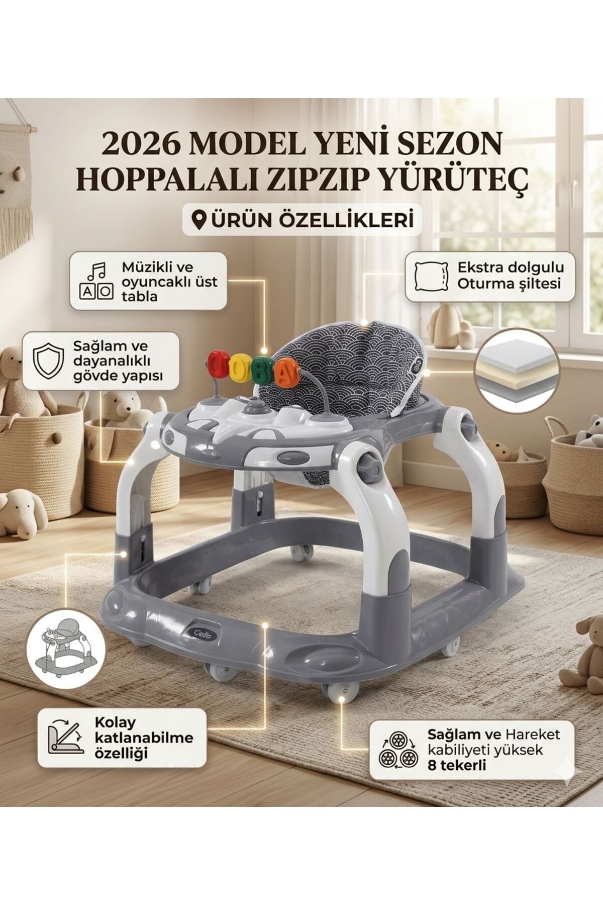spunkページ ÖYKÜ BEBEK DUNYASI 2026 Model Yeni Sezon Yeni Model Hoppalalı