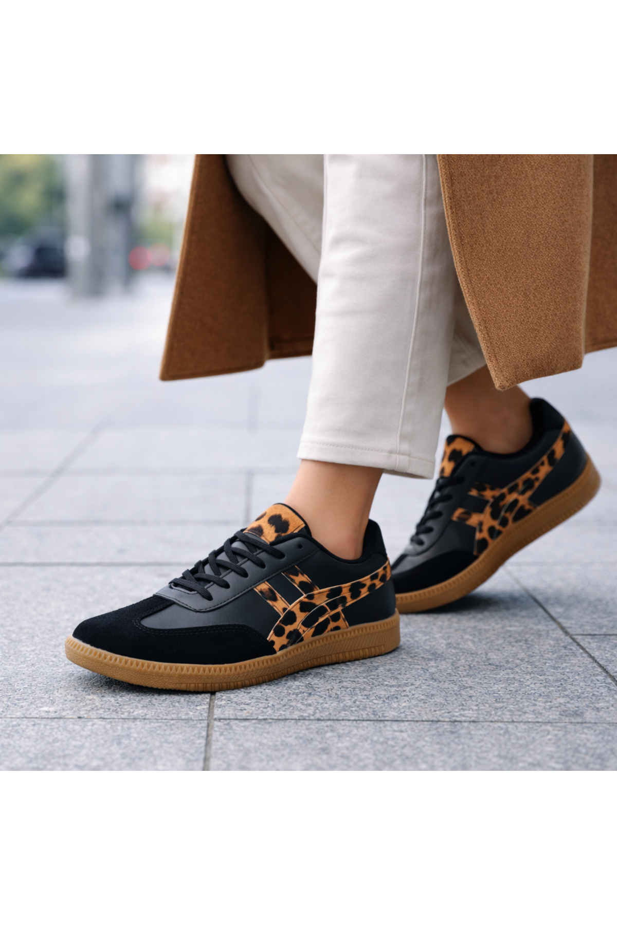 Generic Brands Women's Sneaker Daily Comfortable Lace-Up Sports Shoes Non-Slip Sole