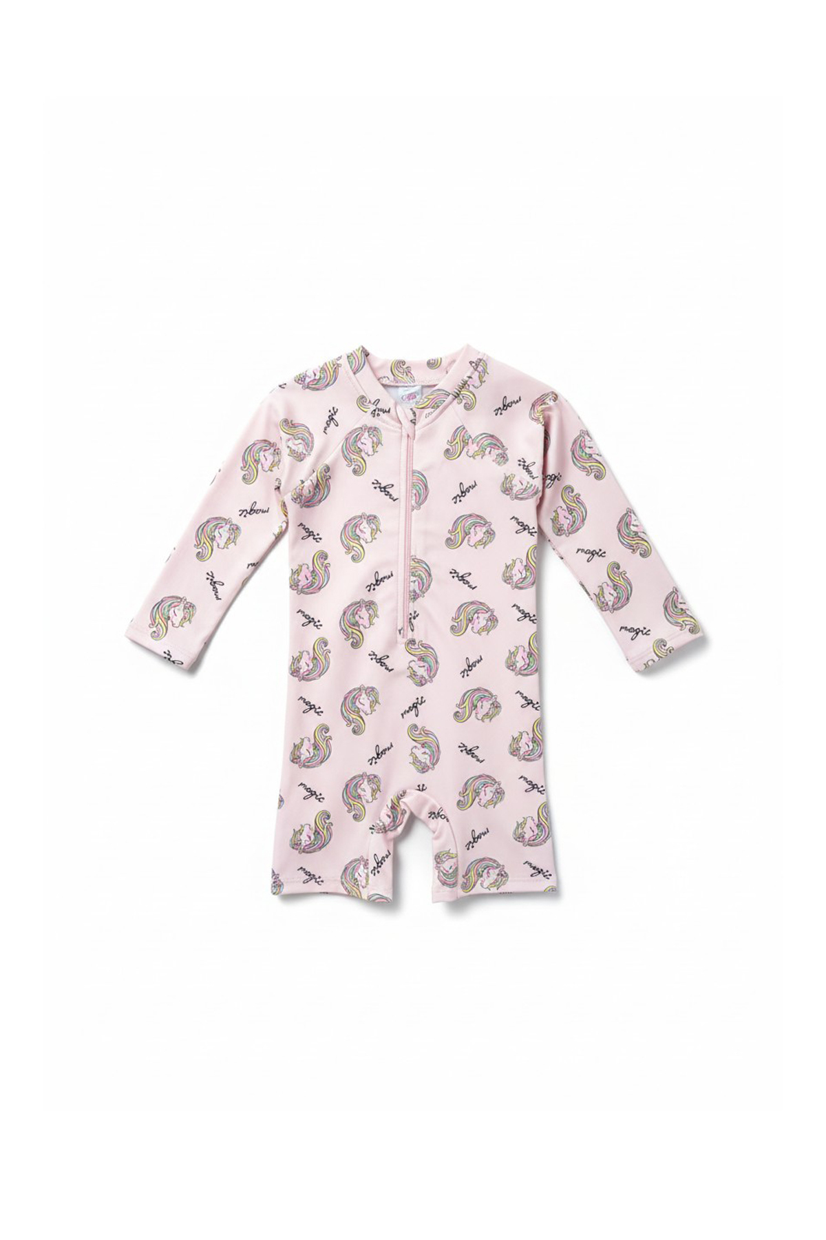 Minipodyum Kız Bebek Yüzücü Mayosu Uzun Kollu fotoğrafı 2 (önizleme)