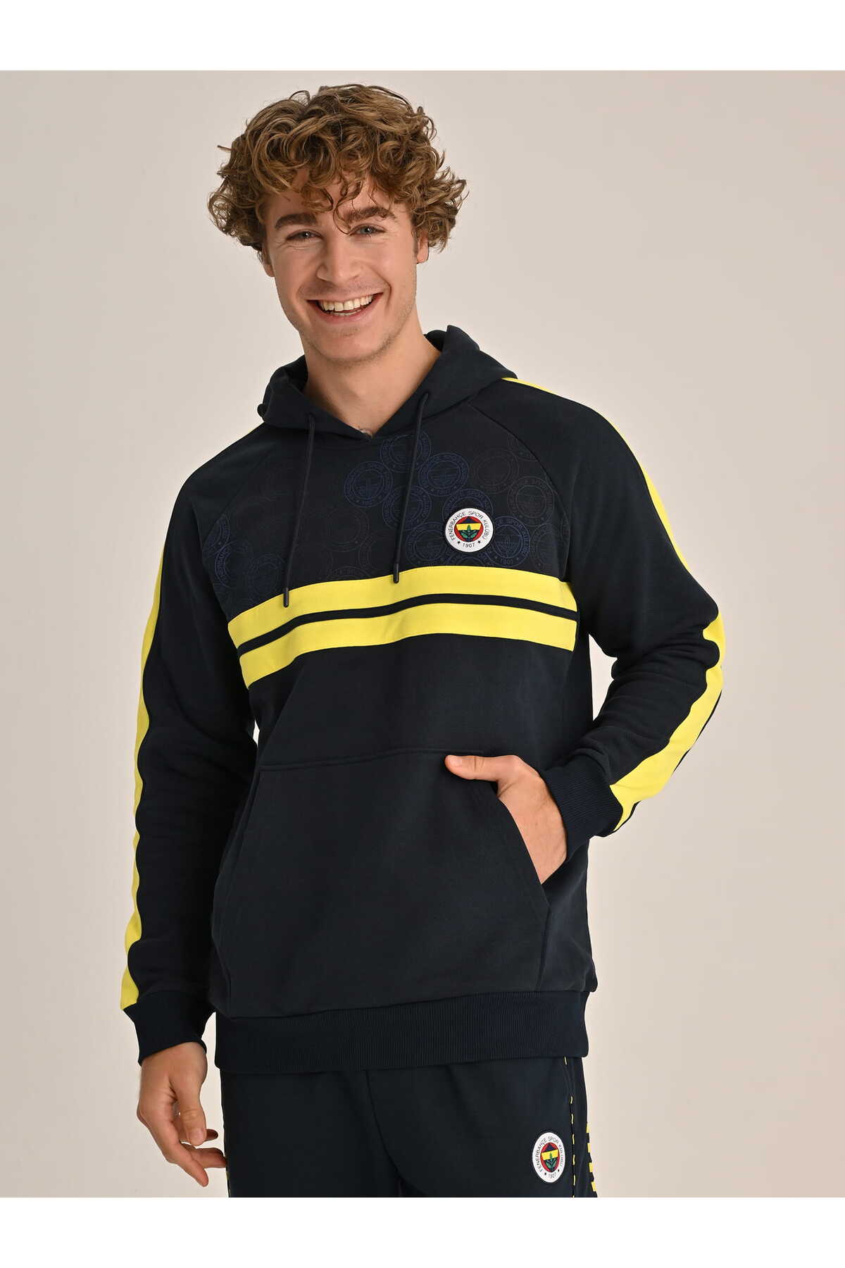 Fenerium ERKEK TRIBUN SARI LACİVERT SWEAT
