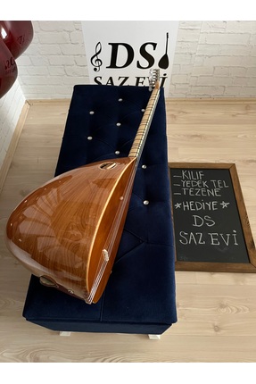 Dss (Videolu) Ceviz Tekne Gitar Burgu Profesyonel Kısa Sap Bağlama Saz (kılıf...