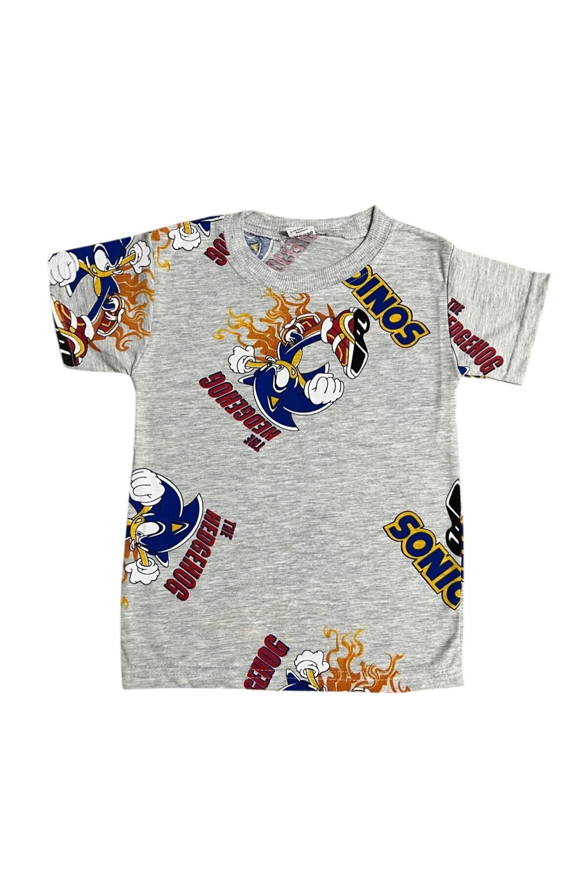 Fil Kids Erkek Çocuk Pamuklu Yazlık İnce Kumaş Gri Renk Kirpi Desenli Kısa Kollu Şortlu Yazlık Pijama Takımı fotoğrafı 4 (önizleme)