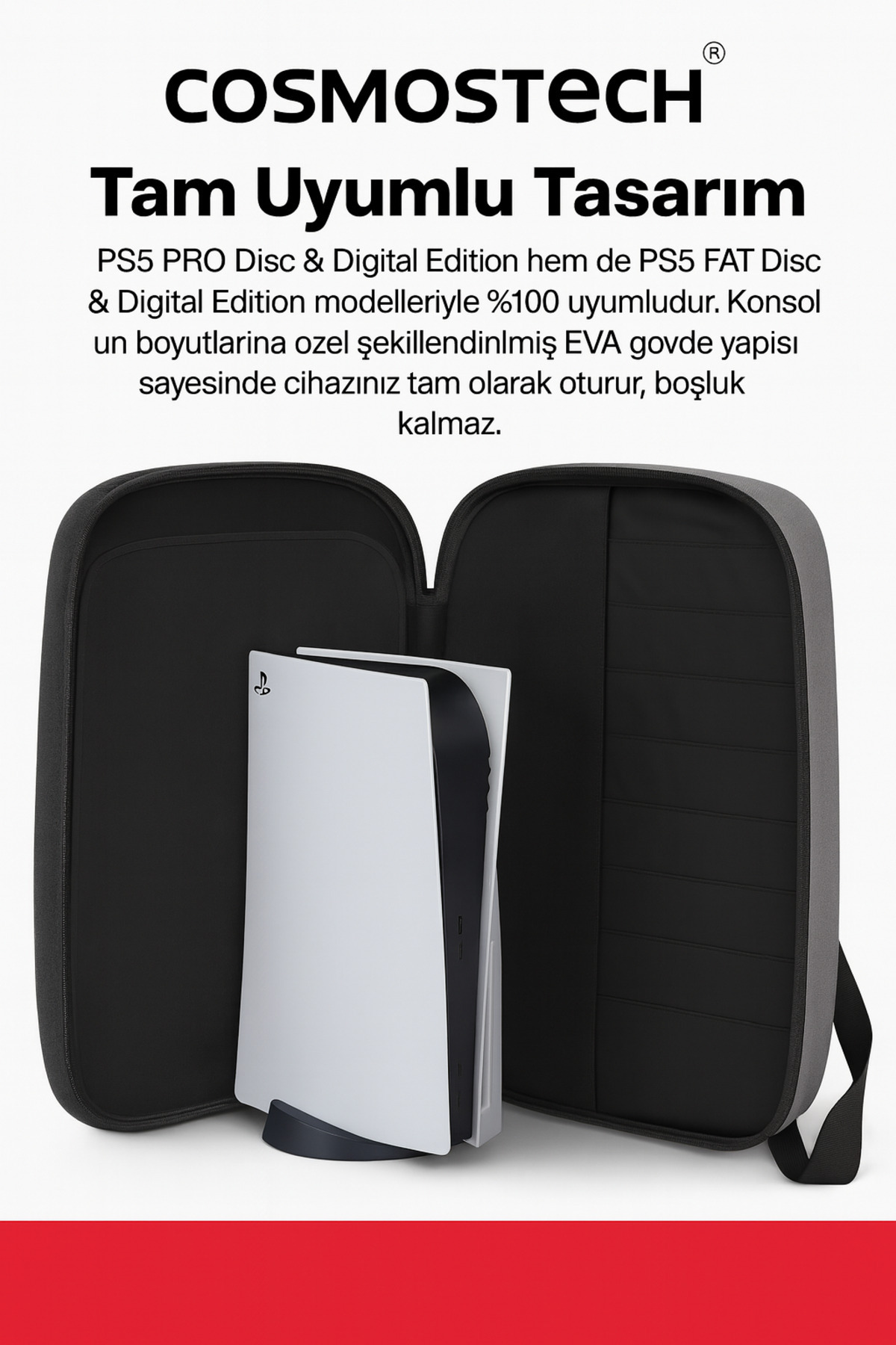 handanca Ps5 PRO ,PS5 Fat CD ,Dijital Uyumlu Su Geçirmez, Sert
