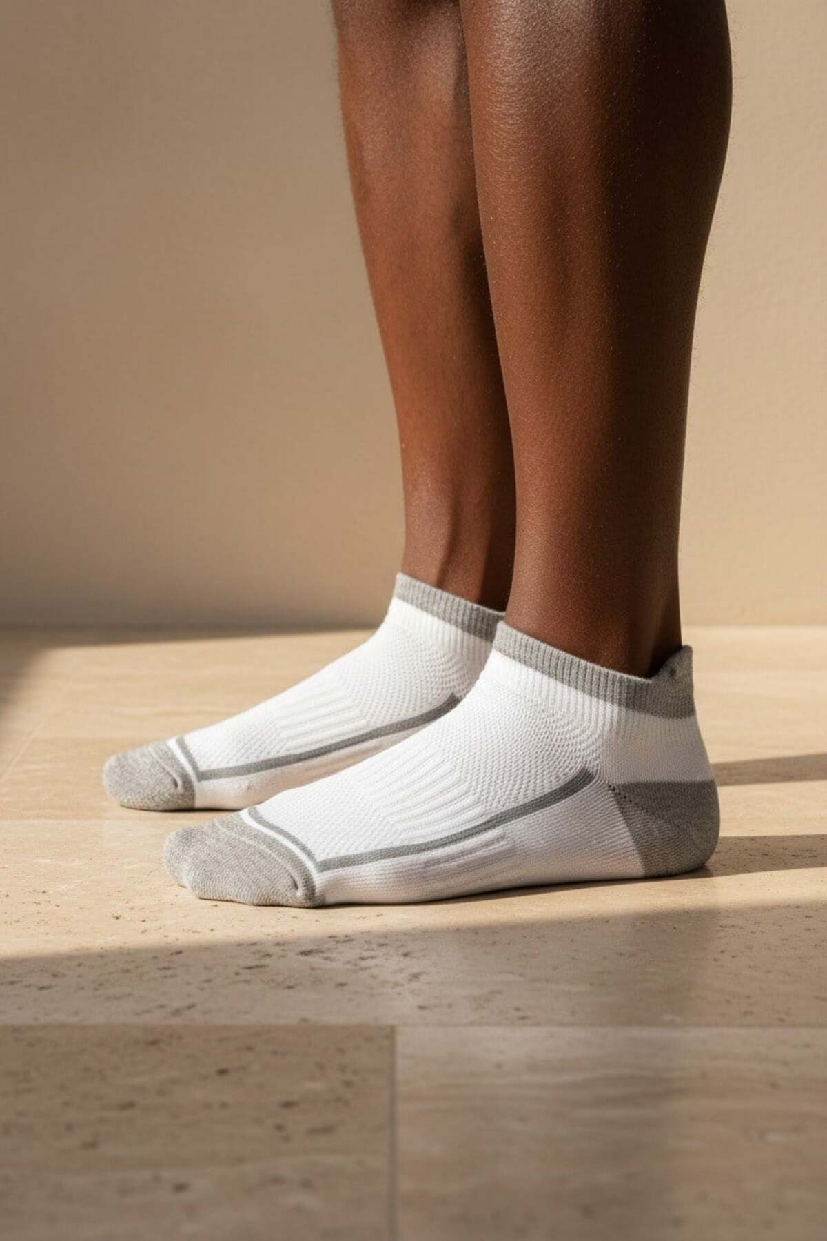 Katia&Bony Erkek Gri Çizgili Step Çorap
