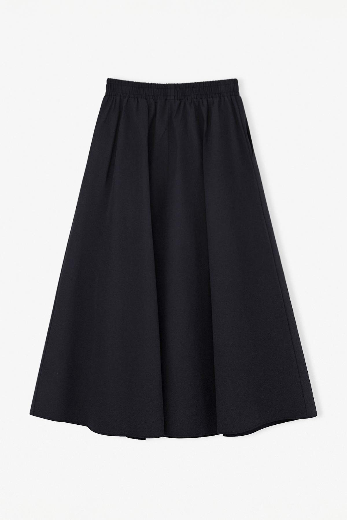 Trendyolmilla  Siyah Cepli Pamuklu Uzun Etek TDRSS26ET00042 - Görsel 2