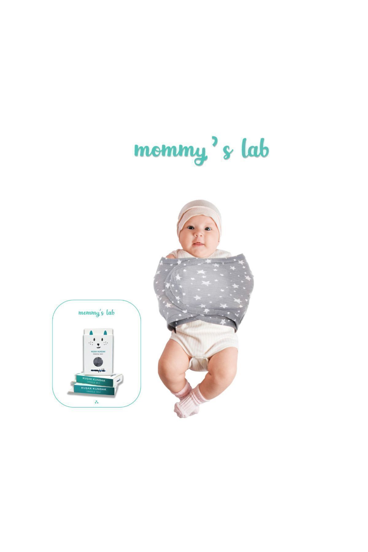 Mommyslab 0-4 Ay Yeni Sezon Desenli Renkli % 100 Pamuk Hazır Yarım Kuşak Kundak Kemer (OEKO TEX CIF BELGELİ) fotoğrafı 6 (önizleme)