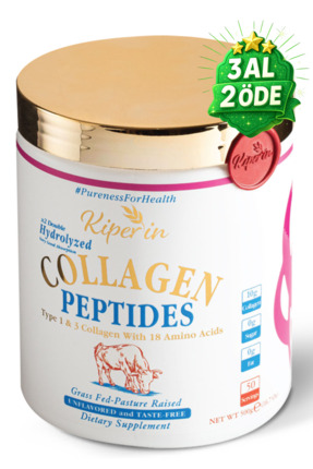 Kiperin %100 Saf Ve Doğal Yüksek Biyoaktif Çift Hidrolize Kolajen Peptitler i...