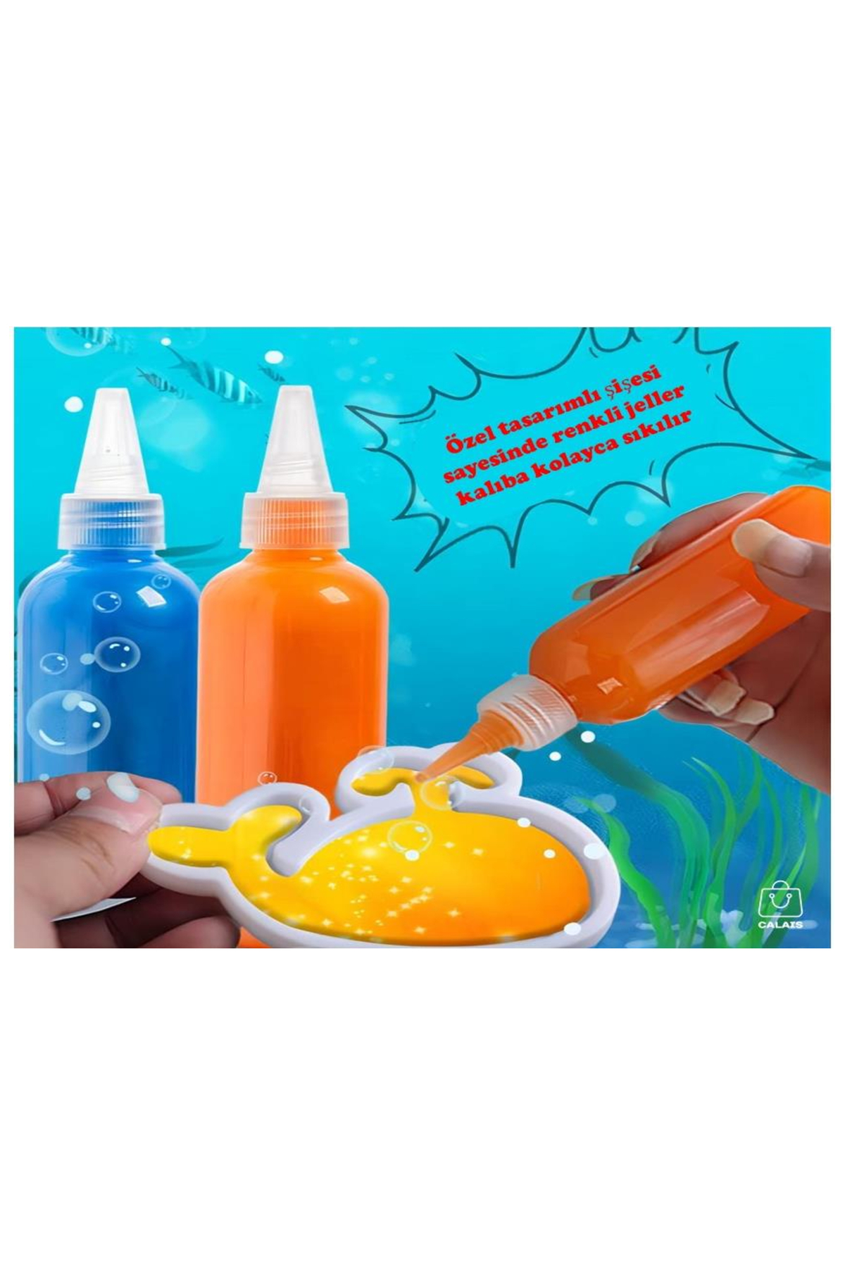 ちゃこみーさん専用！Jualle Silk Jelly CS 120g2本セット Cadence Aqua Slime - Kendin Yap Oyuncak Seti - Tatlı Meyveler Seti