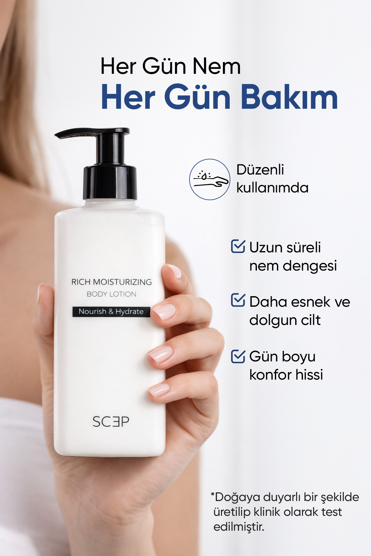 Rich Moisturizing Body Lotion | Yoğun Nemlendirici Vücut Losyonu 300 ml — 004 — تصویر 4 از 5