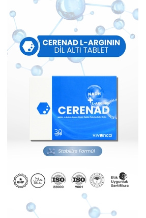 Cerenad + L-argının Dilaltı Tablet, Nadh Ve L-arginin Içeren Takviye Edici Gıda