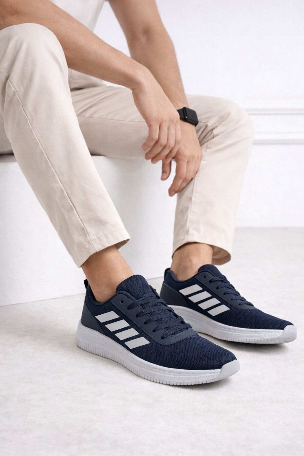 Unisex Aqua Shoes Casual Shoes كفش ارتوپدی كفش گاه به گاه — سرمه‌ای AQUA AYAKKABI — تصویر 4 از 6