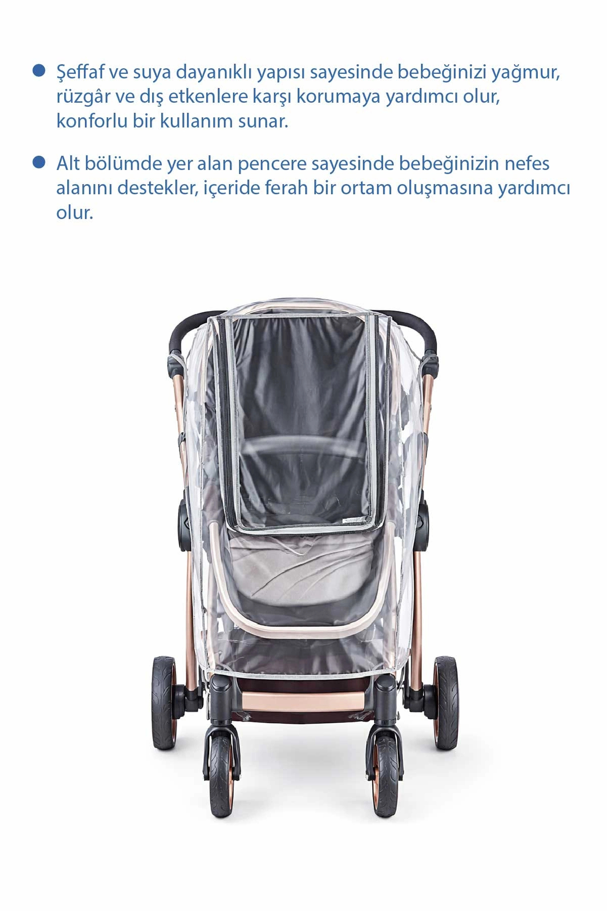 Babyjem Bebek Arabası Yağmurluğu fotoğrafı 2 (önizleme)