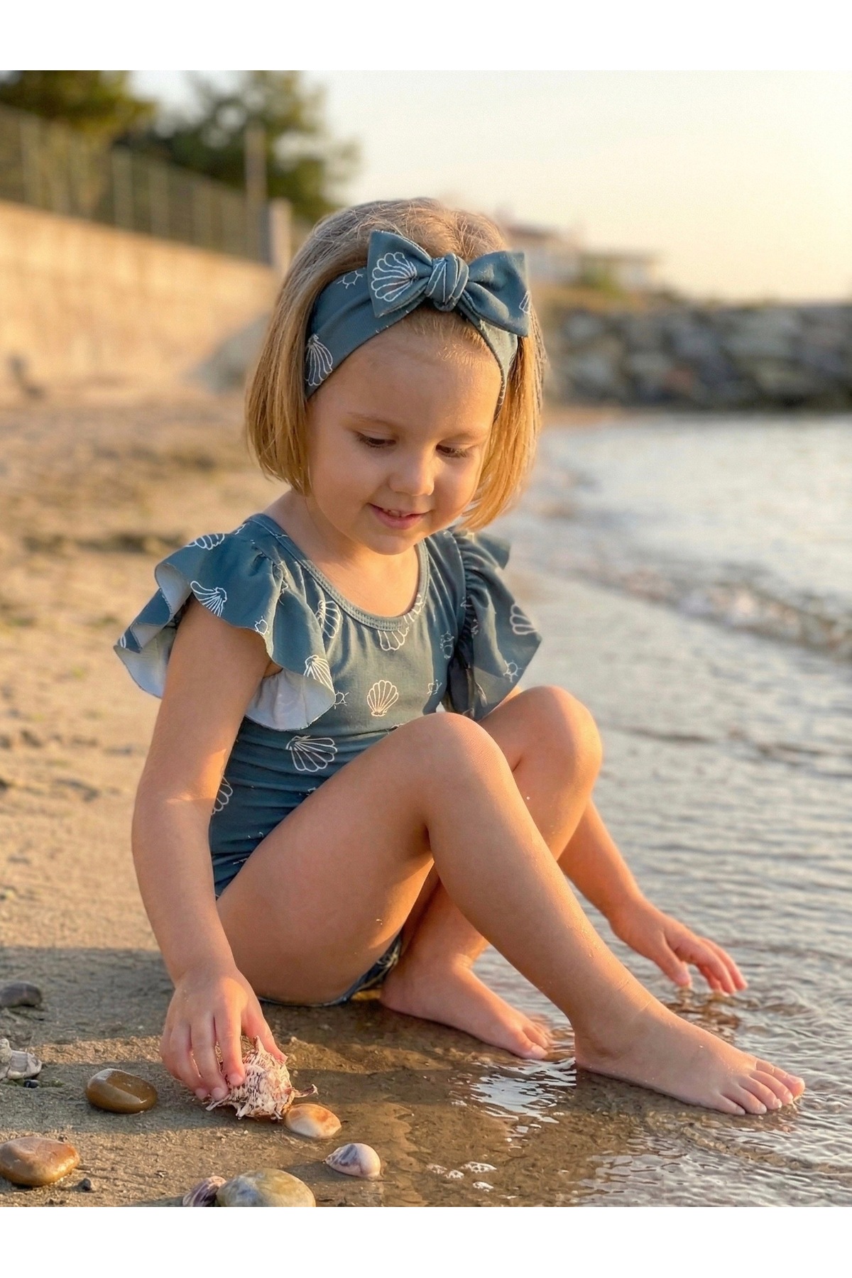 rg kidsstore Kız Bebek UV Korumalı Tam Likralı Hızlı Kuruyan 2 Parça Mayo Seti_RG281 fotoğrafı 2 (önizleme)