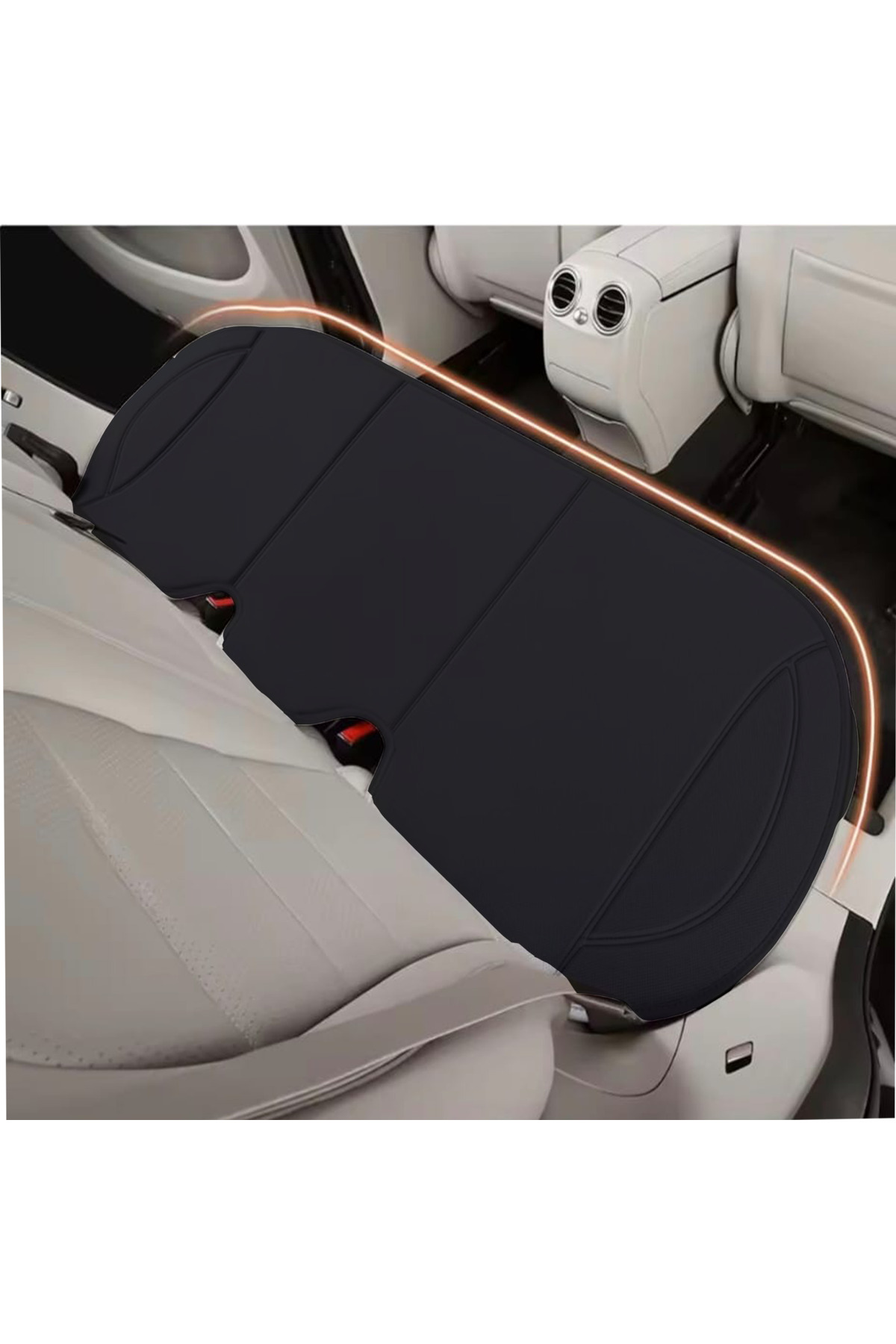 BENTOTO VOLVO S40 Uyumlu keten terletmez Oto Koltuk Minder Seti-Koltuk Koruma Kılıfı 3 Parça fotoğrafı 6 (önizleme)