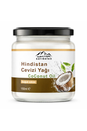 sarıbelen Hindistan Cevizi Yağı 150 ml Soğuk Sıkım