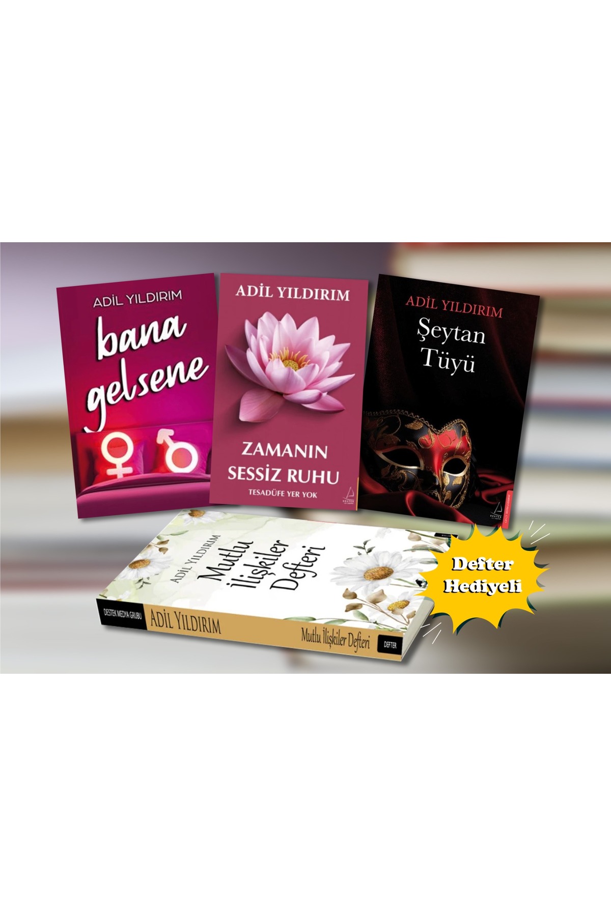 Destek Yayınları Bana Gelsene/Şeytan Tüyü/Zamanın Sessiz Ruhu Adil
