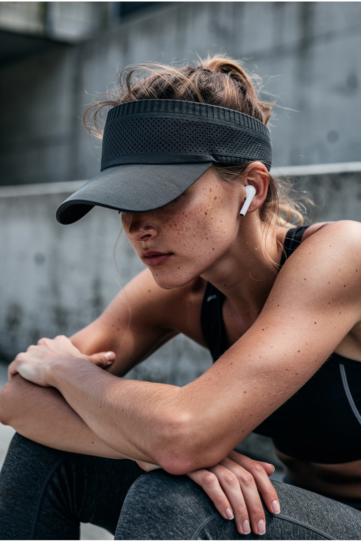 OnMyHead  Unisex Spor Fileli Gölgelik Vizör Şapka - Görsel 2